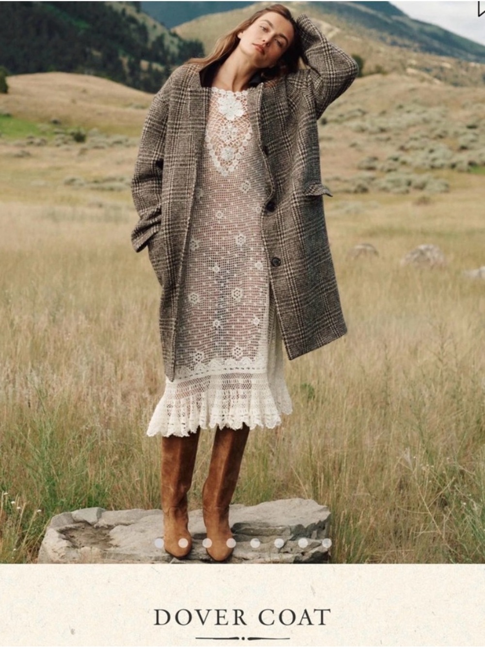 Doen Dover Lascelle Houndstooth Coat - Picture 3 of 4